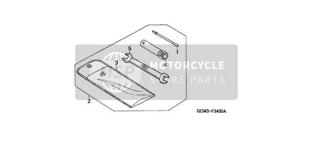 Honda SZX50S 1998 Gereedschap voor een 1998 Honda SZX50S